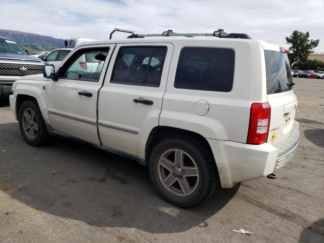 1J8FF48W58D594400 - 2008 JEEP PATRIOT LIMITED WHITE photo 2