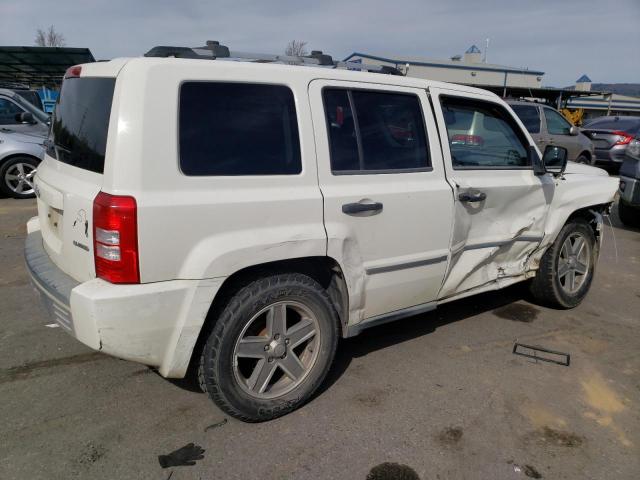 1J8FF48W58D594400 - 2008 JEEP PATRIOT LIMITED WHITE photo 3