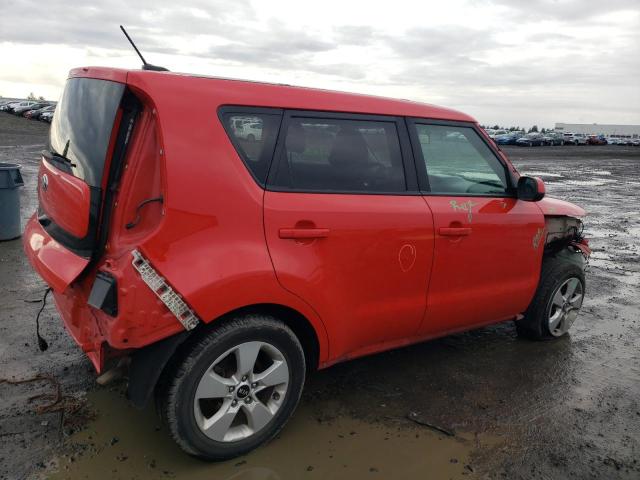 KNDJN2A22K7673741 - 2019 KIA SOUL RED photo 3