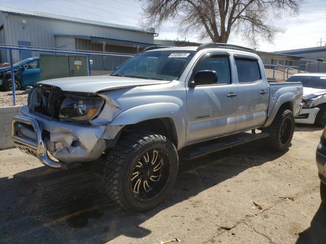 5TEJU4GN3AZ708536 - 2010 TOYOTA TACOMA DOUBLE CAB PRERUNNER SILVER photo 1