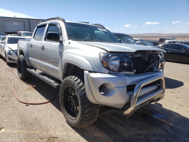 5TEJU4GN3AZ708536 - 2010 TOYOTA TACOMA DOUBLE CAB PRERUNNER SILVER photo 4