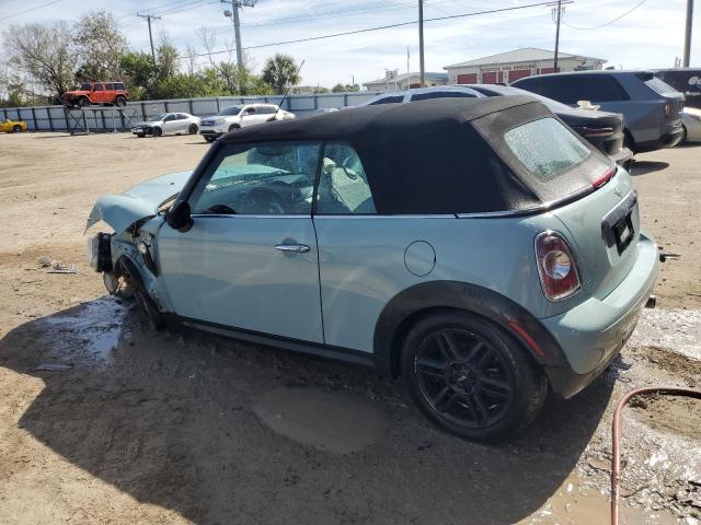 WMWZN3C5XCT134144 - 2012 MINI COOPER BLUE photo 2