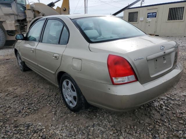 KMHDN45D51U121361 - 2001 HYUNDAI ELANTRA GLS GOLD photo 2