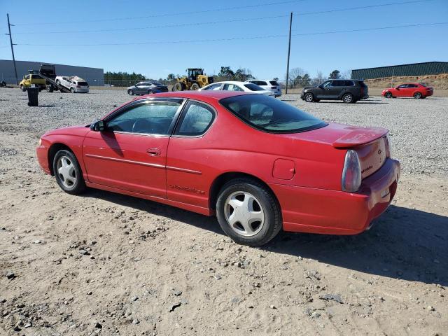 2G1WX12K739321773 - 2003 CHEVROLET MONTE CARL SS RED photo 2