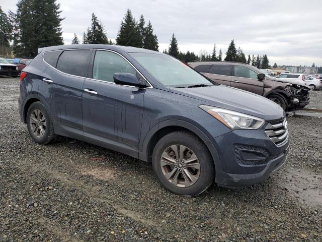 5XYZTDLB5FG283534 - 2015 HYUNDAI SANTA FE S BLUE photo 4