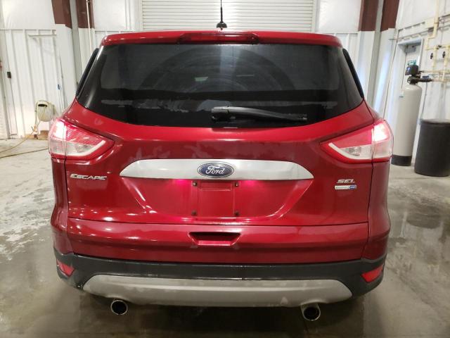 1FMCU9H9XDUB76721 - 2013 FORD ESCAPE SEL RED photo 6