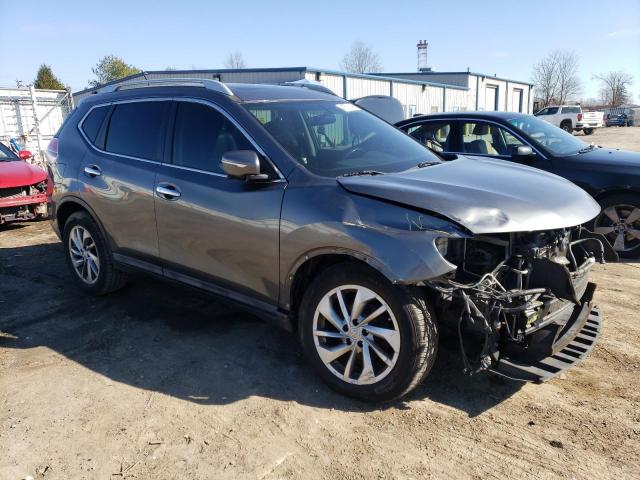 5N1AT2MV3FC800954 - 2015 NISSAN ROGUE S GRAY photo 4