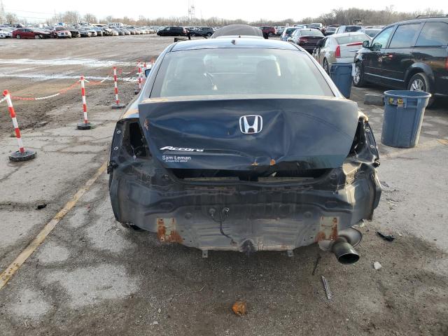 1HGCS12829A001286 - 2009 HONDA ACCORD EXL BLACK photo 6