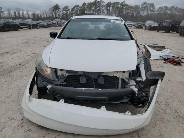 1HGCP26819A013284 - 2009 HONDA ACCORD EXL WHITE photo 5