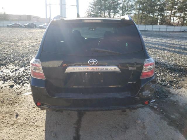 JTEJW3EH0A2044875 - 2010 TOYOTA HIGHLANDER HYBRID LIMITED BLACK photo 6