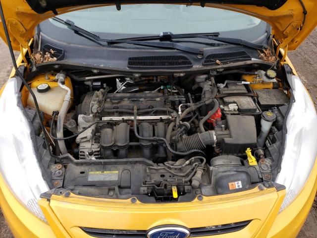 3FADP4FJXCM118360 - 2012 FORD FIESTA SES YELLOW photo 11