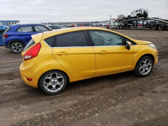 3FADP4FJXCM118360 - 2012 FORD FIESTA SES YELLOW photo 3