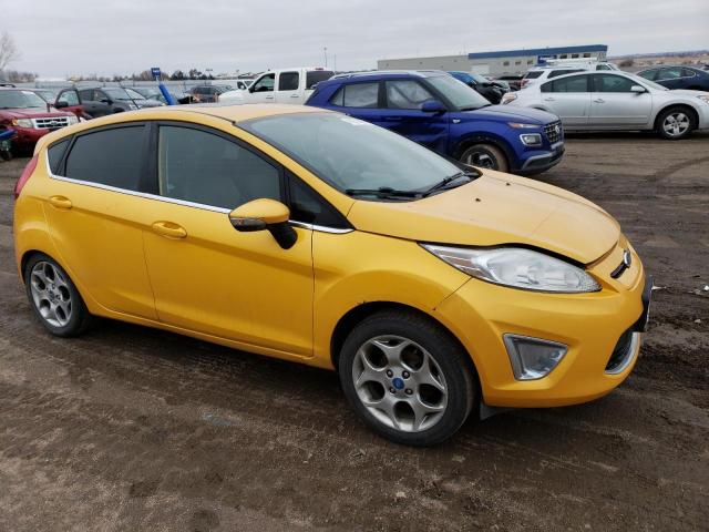 3FADP4FJXCM118360 - 2012 FORD FIESTA SES YELLOW photo 4