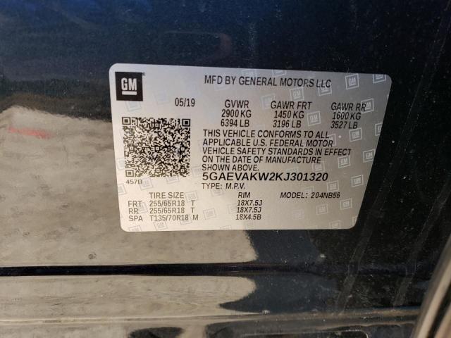 5GAEVAKW2KJ301320 - 2019 BUICK ENCLAVE ESSENCE 石墨色 照片 14