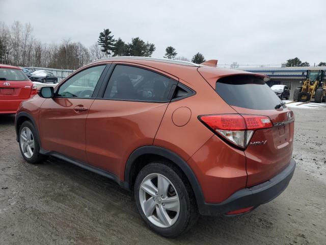 3CZRU6H55KM707572 - 2019 HONDA HR-V EX ORANGE photo 2