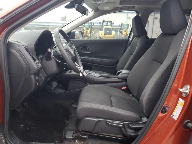 3CZRU6H55KM707572 - 2019 HONDA HR-V EX ORANGE photo 7