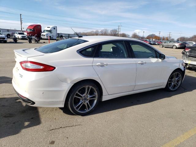 3FA6P0D96DR315069 - 2013 FORD FUSION TITANIUM WHITE photo 3