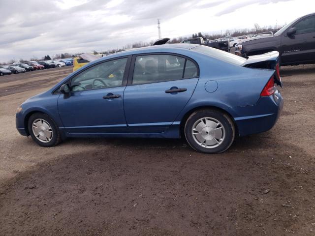 2HGFA16478H023453 - 2008 HONDA CIVIC DX-G BLUE photo 2