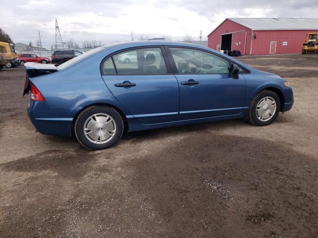 2HGFA16478H023453 - 2008 HONDA CIVIC DX-G BLUE photo 3