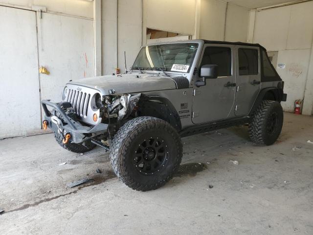 1C4BJWDG4DL642872 - 2013 JEEP WRANGLER U SPORT SILVER photo 1