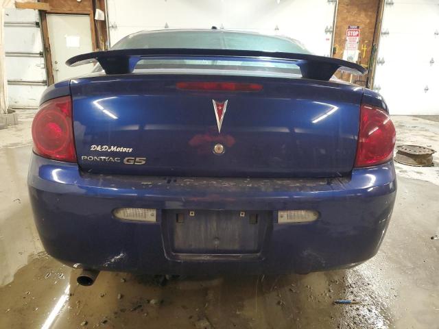 1G2AL15F777337530 - 2007 PONTIAC G5 Mavi fotoğraf 6
