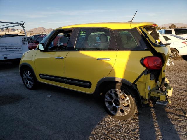 ZFBCFADH3EZ015387 - 2014 FIAT 500L TREKKING YELLOW photo 2