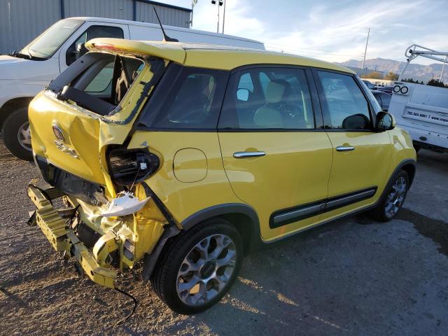 ZFBCFADH3EZ015387 - 2014 FIAT 500L TREKKING YELLOW photo 3