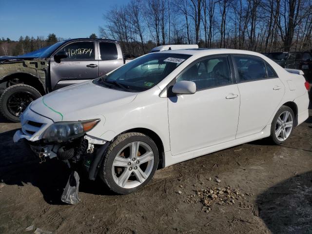 2T1BU4EE8DC986172 - 2013 TOYOTA COROLLA BASE WHITE photo 1