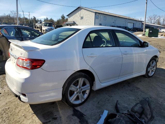 2T1BU4EE8DC986172 - 2013 TOYOTA COROLLA BASE WHITE photo 3