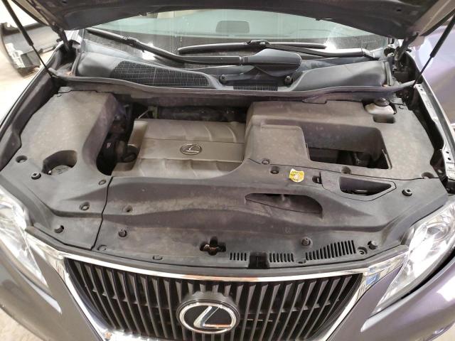 2T2BK1BA9CC136194 - 2012 LEXUS RX 350 BLACK photo 11