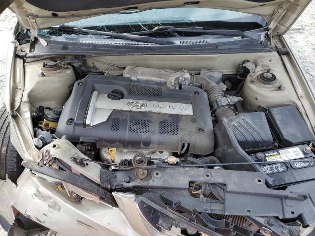 KMHDN46D76U374106 - 2006 HYUNDAI ELANTRA GLS GOLD photo 11