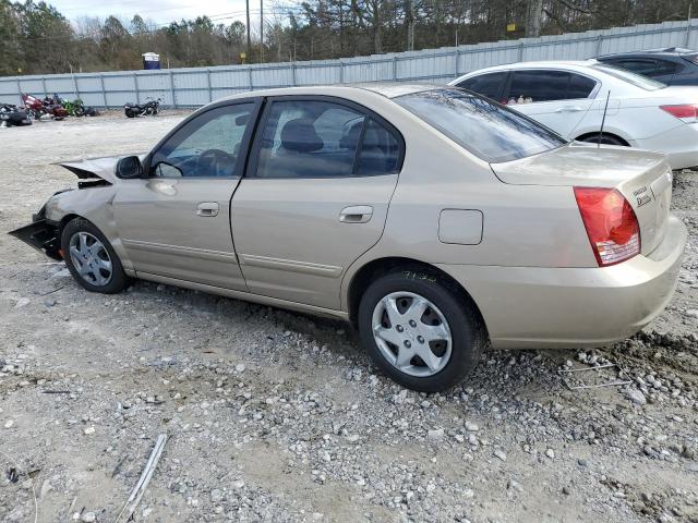 KMHDN46D76U374106 - 2006 HYUNDAI ELANTRA GLS GOLD photo 2