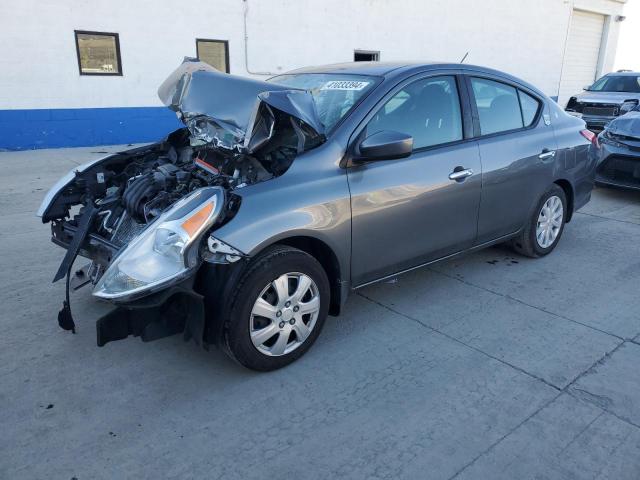 3N1CN7AP1KL881187 - 2019 NISSAN VERSA S GRAY photo 1