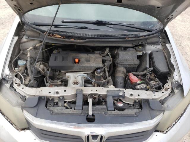 19XFB2F50CE317565 - 2012 HONDA CIVIC LX SILVER photo 11