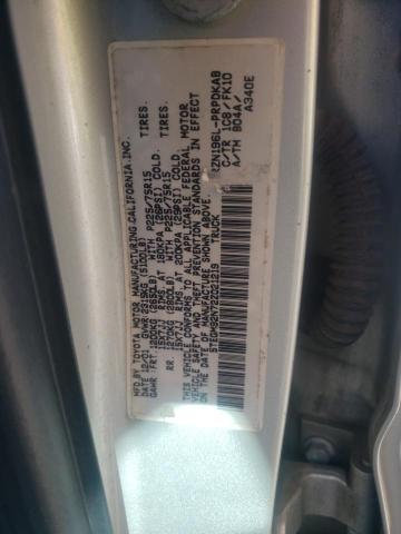 5TEGM92N72Z021219 - 2002 TOYOTA TACOMA DOUBLE CAB PRERUNNER SILVER photo 12