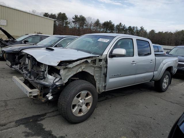 5TEMU4FN6AZ688944 - 2010 TOYOTA TACOMA DOUBLE CAB LONG BED SILVER photo 1