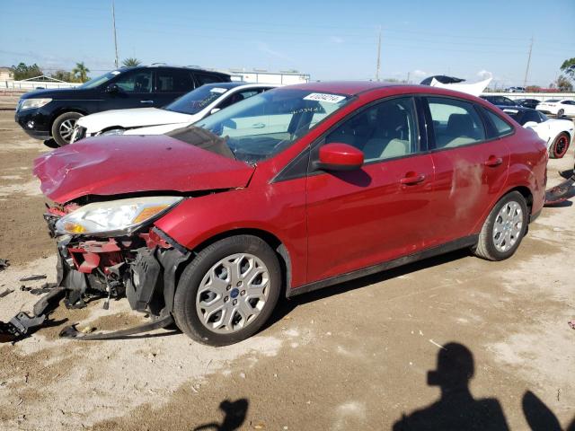 1FAHP3F28CL102566 - 2012 FORD FOCUS SE RED photo 1