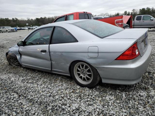 1HGEM22185L011654 - 2005 HONDA CIVIC DX VP Gümüş foto 2