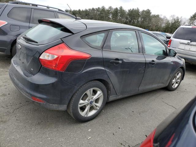 1FADP3K25EL400001 - 2014 FORD FOCUS SE BLACK photo 3