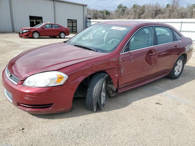 2G1WT57N391265960 - 2009 CHEVROLET IMPALA 1LT MAROON photo 1