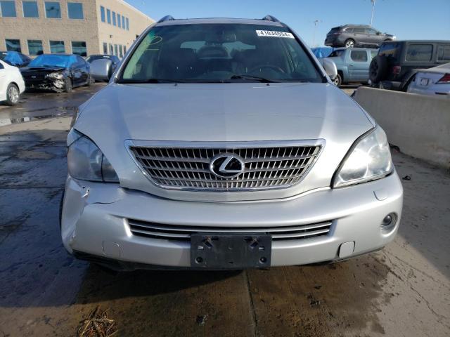 JTJHW31U782071097 - 2008 LEXUS RX 400H SILVER photo 5