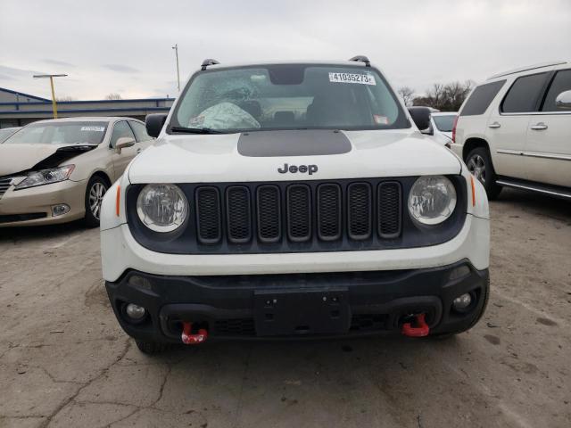 ZACCJBCT9GPE06293 - 2016 JEEP RENEGADE TRAILHAWK WHITE photo 5