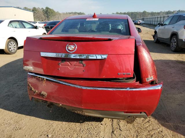 1G6DF577190163451 - 2009 CADILLAC CTS RED photo 6