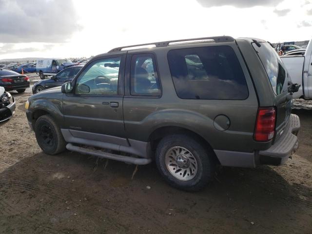 1FMYU60E81UA68204 - 2001 FORD EXPLORER SPORT GREEN photo 2