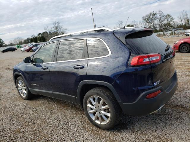 1C4PJLDB9FW782636 - 2015 JEEP CHEROKEE LIMITED BLUE photo 2