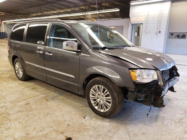 2C4RC1CGXFR553637 - 2015 CHRYSLER TOWN & COU TOURING L GRAY photo 4