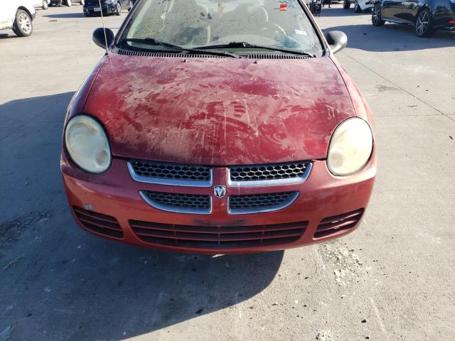 1B3ES56CX4D625679 - 2004 DODGE NEON SXT RED photo 9