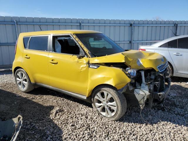 KNDJP3A51G7306363 - 2016 KIA SOUL + YELLOW photo 4