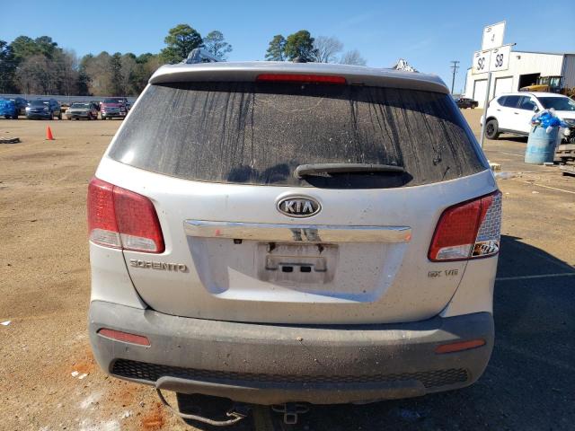 5XYKU4A23CG188015 - 2012 KIA SORENTO EX SILVER photo 6