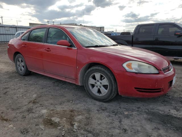 2G1WT57K791310453 - 2009 CHEVROLET IMPALA 1LT RED photo 4